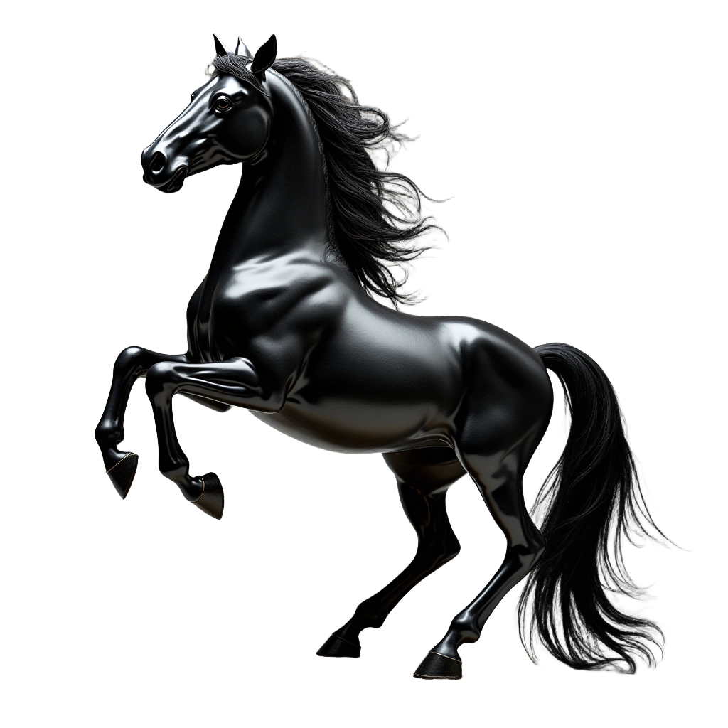 Majestic Black Horse